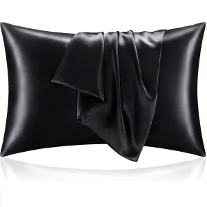 Funda Almohada En Satin Anti Frizz Negro