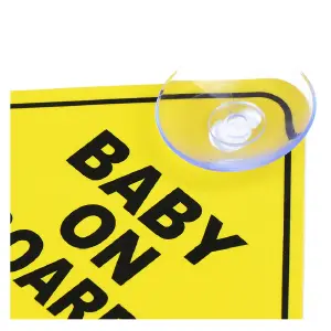 Aviso Letrero Bebe A Bordo Baby On Board
