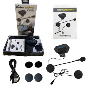 Auriculares Bluetooth para casco moto