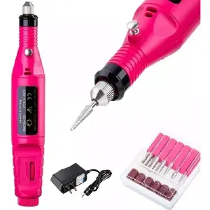 KIT PULIDOR DE UÑAS ELECTRICO RECARGABLE
