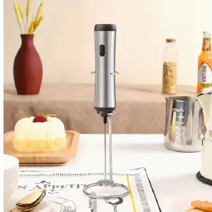 ESPUMADOR PARA BEBIDAS PLATEADO