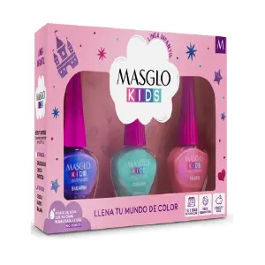 KIT ARCOÍRIS ESMALTE MASGLO KIDS 8ML