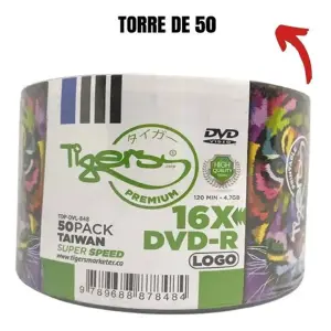Dvd - R Tigers X50 Und 4,7gb
