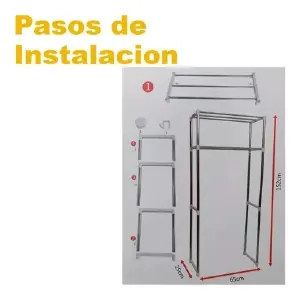 Estante Organizador Lavadora/Baño Soport