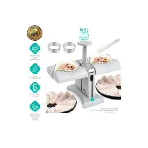 Maquina moldeadora de masa para empanada