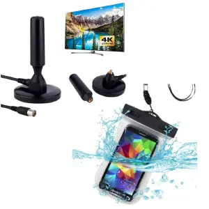Combo Gran Antena Tdt +Protector De Agua