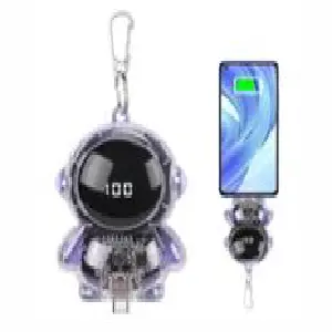 LLAVERO CON POWER BANK ASTRONAUTA