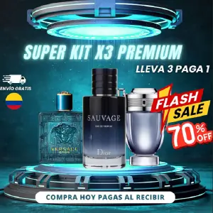 Combo Sauvage ,eros versace, invictus