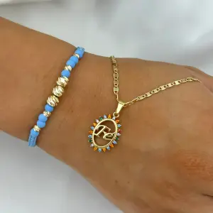 Escalera, Dije De FE, Pulsera Azul