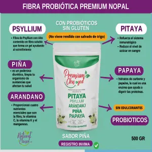 FIBRA PROBIÓTICA PREMIUM CLENSED PITAYA