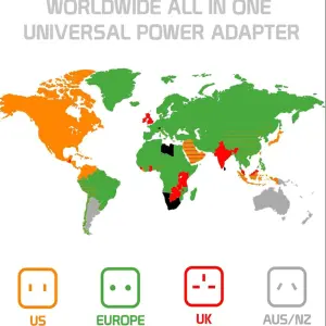 ADAPTADOR CONVERTIDOR VIAJERO UNIVERSAL