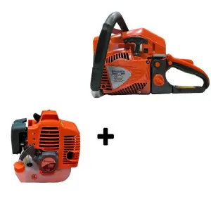 Combo guadaña motosierra tipo Husqvarna