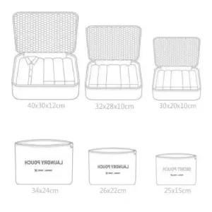 Organizador de Ropa X6 piezas