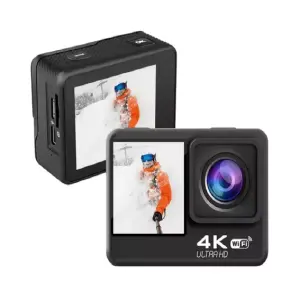 CAMARA MOTO 4K WIFI DOBLE PANTALLA TACTI