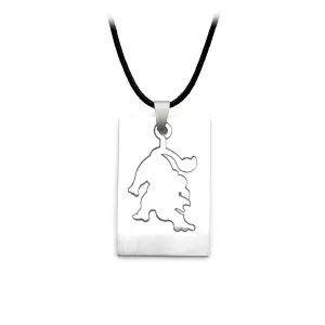 Collar Signo Zodiacal Placa Acero + Estu
