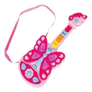 Guitarra Mariposa Niñas Juguete Luces