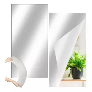 Espejos En Lamina Cuadrados Flexible Und