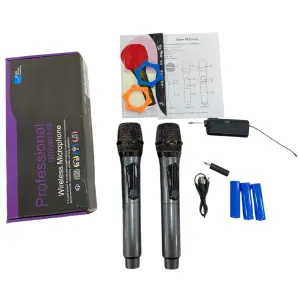 Micrófono Doble Recargable WN108