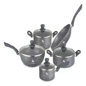 Juego de Ollas Shaffhausen: 9 Piezas de Elegancia y Durabilidad - bateria de ollas shaffhausen x 9 pzas
