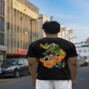 RF006 CAMISETA REGULAR FIT GOKU 205GR