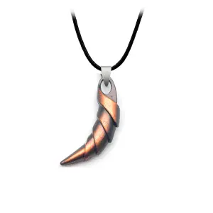 Collar Colmillo Metalico + estuche
