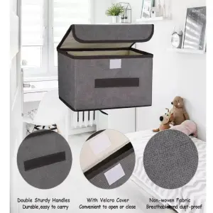 Cajas Organizadoras Tela Plegable X3