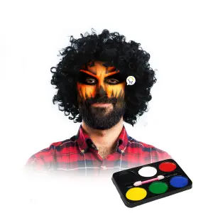 Peluca Afro Crespo Y Pinta AFR0771