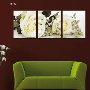 RELOJ PARED ESTILO POLIPTICO 3 PIE RP-12