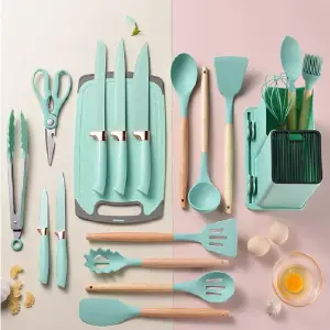 Set Con 19 Utensilios De Cocina