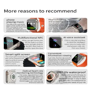 Reloj Smartwatch TW8 Ultra Elegante Resi