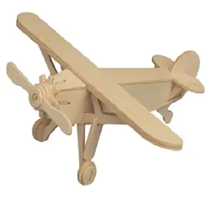 Rompecabeza Avioneta 3d en Madera