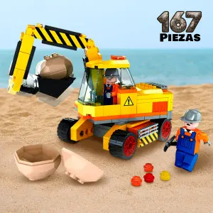 Excavadora Armable 167 Piezas MG22502