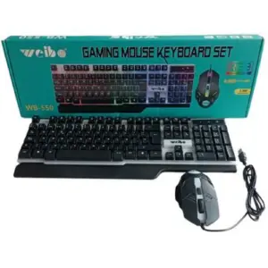 teclado gamer con mouse wb550