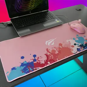 PAD MOUSE GAMER ROSADO WAIFU 70x30 CM