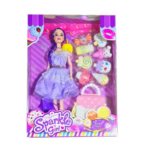 Muñeca Princesa Bolso Dulces Helado