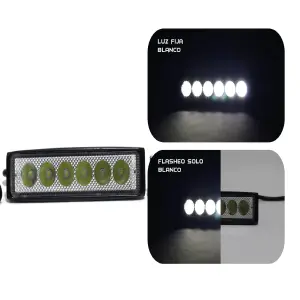 EXPLORADORA LINEAL DE 6 LED W POR PAR