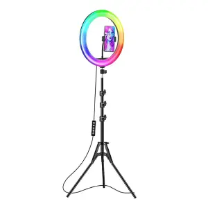 Aro De Luz Selfie RGB Camara MJ36