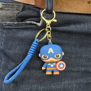 Llavero Comics Capitan America Portatil