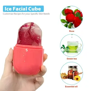 Molde De Hielo Para Masajes Faciales