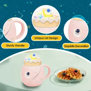 Taza de astronauta kawaii espacial