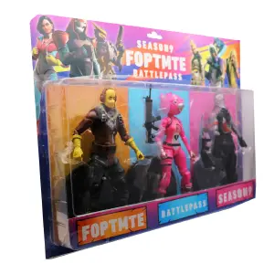 Figuras Fortnite Game Pack 3 Pc Batalla