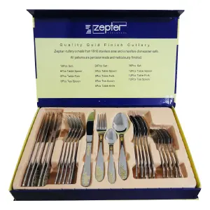 Juego De Cubiertos 24pcs 6 Puestos ZEP