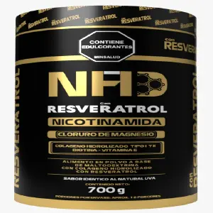 NAD+ Resveratrol polvo con INVIMA