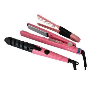 Nano Titanium Plancha Rizador Y Peine