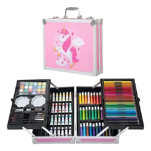 Set Kit Creativo Arte Dibujo Maleta Metá