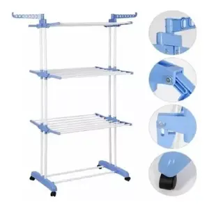 Tendedero Multifuncional Plegable Ropa