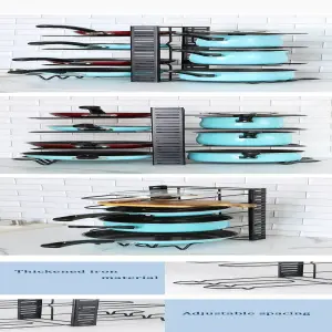 Estante organizador ajustable para ollas