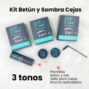 BETUN + SELLO PARA CEJAS 3 EN 1 FIT WE