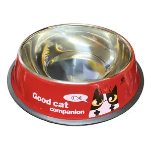 comedero mascota acero inoxidable 30cm