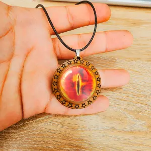 Collar Ojo De Sauro Señor De Los Anillos